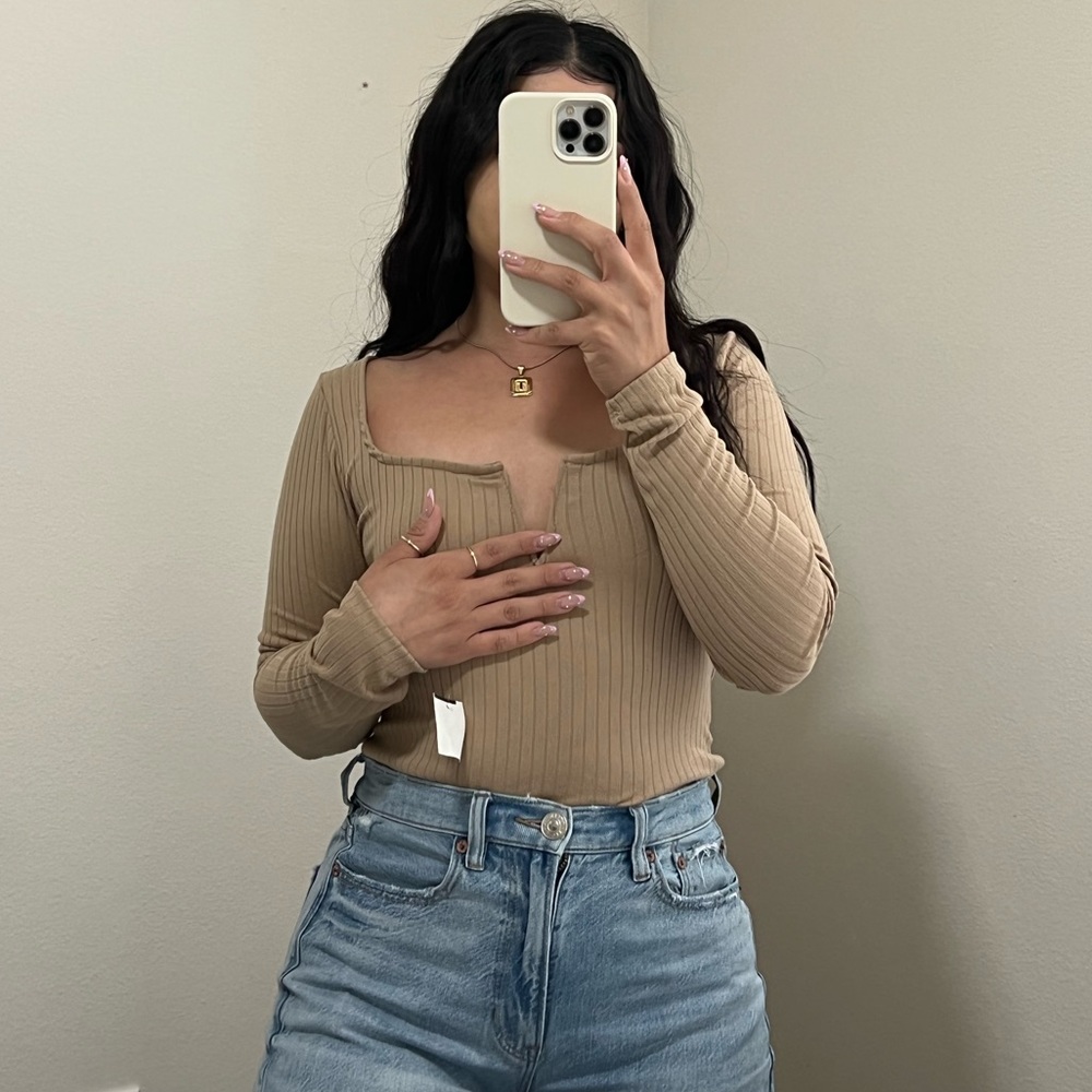 Khaki body suit